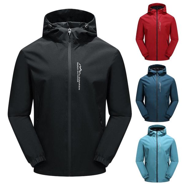 men's jackets hooded waterproof and windproof outdoor thin jacket blouse coat, Black;brown
men's jackets hooded waterproof and windproof outdoor thin jacket blouse coat, Black;brown