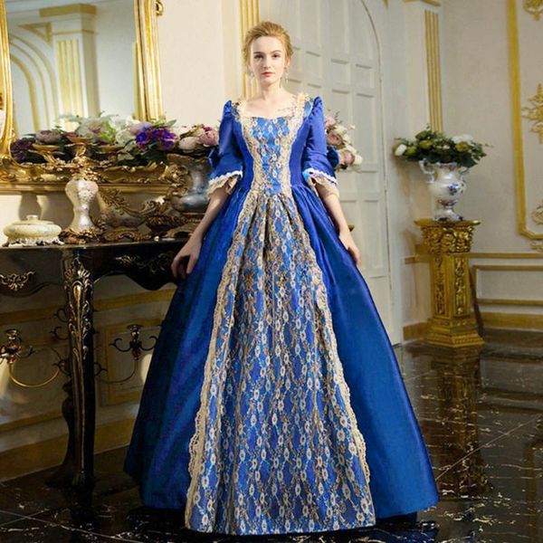 casual dresses 18th century medieval dress women high waist half sleeve ball gowns lace patchwork princess renaissance cosplay costume, Black;gray
casual dresses 18th century medieval dress women high waist half sleeve ball gowns lace patchwork princess renaissance cosplay costume, Black;gray