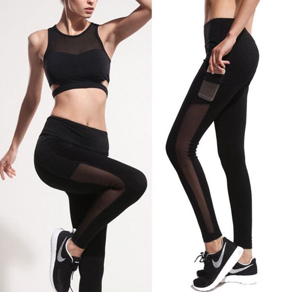 1996 womens yoga pants leggings with pockets black running tights gym mesh patckwork leggings sport fitness trousers, White;red
1996 womens yoga pants leggings with pockets black running tights gym mesh patckwork leggings sport fitness trousers, White;red