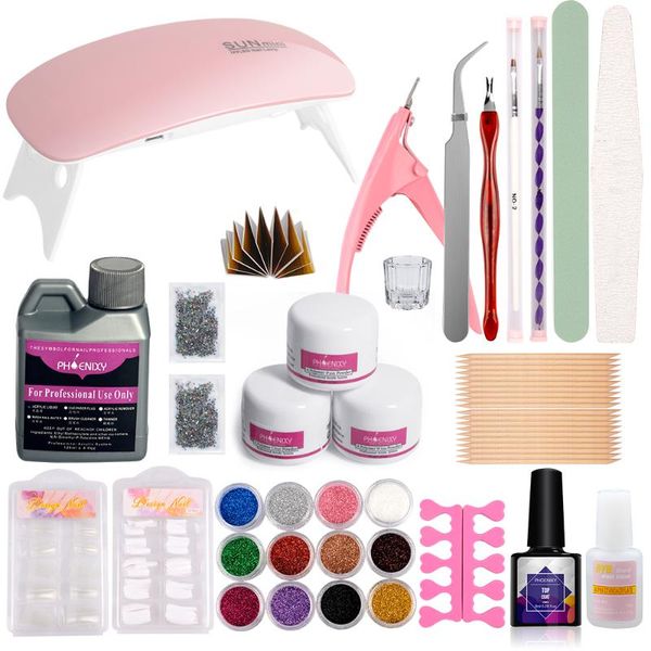 nail art kits phoenixy acrylic powder carving tip tools gitter extension pink white clear adhesive decorations
nail art kits phoenixy acrylic powder carving tip tools gitter extension pink white clear adhesive decorations