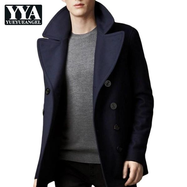 men's wool & blends autumn winter mens slim fit double breasted jacket business man casual woolen outwear coat fashion overcoat s-4xl, Black
men's wool & blends autumn winter mens slim fit double breasted jacket business man casual woolen outwear coat fashion overcoat s-4xl, Black