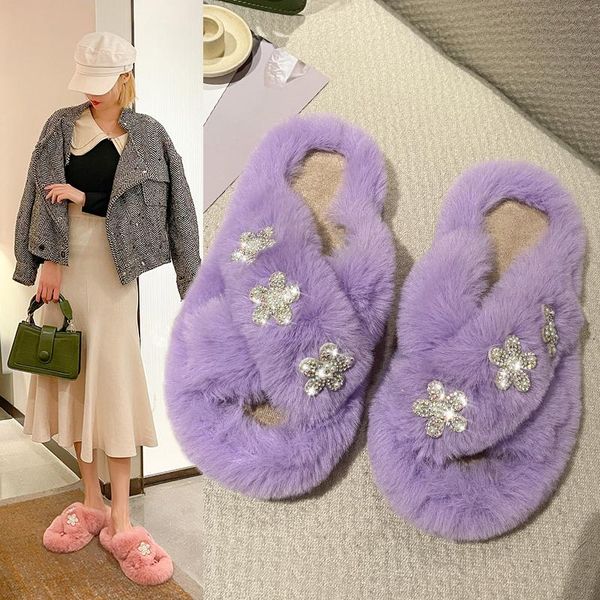 sandals velvet shoes flat summer heels all-match 2021 women's cross suede without outside girls fashion rhinestone fur slide, Black
sandals velvet shoes flat summer heels all-match 2021 women's cross suede without outside girls fashion rhinestone fur slide, Black