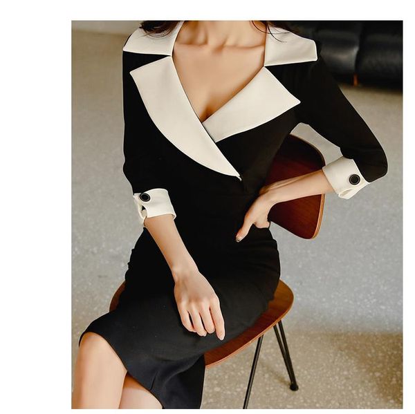 casual dresses women spring dresse office lady elegant business bodycon wear to work dress vestidos clothes, Black;gray
casual dresses women spring dresse office lady elegant business bodycon wear to work dress vestidos clothes, Black;gray