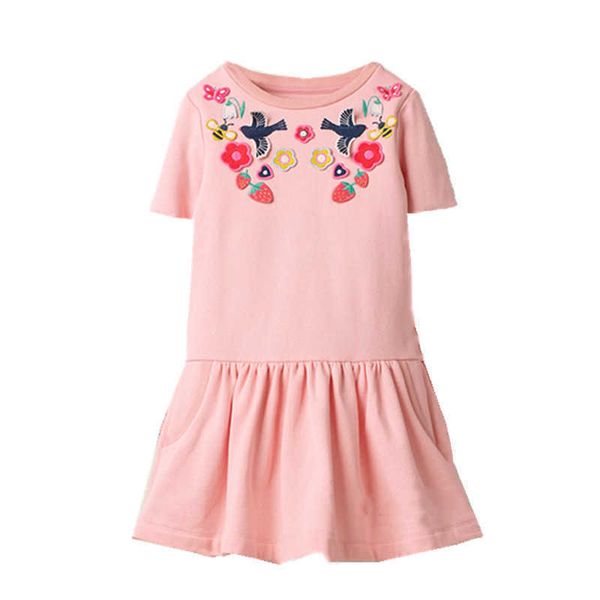 jumping meters princess tutu embroidery girls dresses for summer baby cotton clothing birthday kids party dress 210529, Red;yellow
jumping meters princess tutu embroidery girls dresses for summer baby cotton clothing birthday kids party dress 210529, Red;yellow