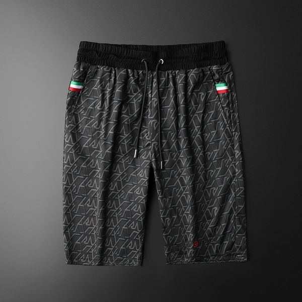 fashionable shorts 2021 summer men's printed capris oversize end washed beach pants, White;black
fashionable shorts 2021 summer men's printed capris oversize end washed beach pants, White;black