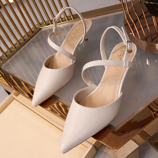 dress shoes 2021 slingback summer med-high heels sandals women pointed toe narrow band gladiator sandalias mujer 42-43 big size mules, Black
dress shoes 2021 slingback summer med-high heels sandals women pointed toe narrow band gladiator sandalias mujer 42-43 big size mules, Black