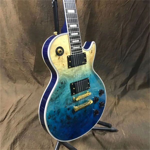 new arrival classical navy blue sunburst burl lp custom guitar gold hardware guitars guitarra
new arrival classical navy blue sunburst burl lp custom guitar gold hardware guitars guitarra