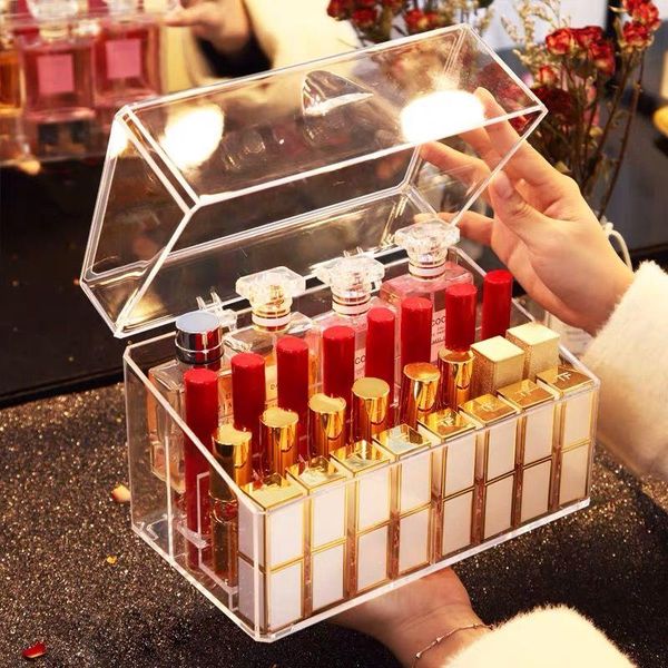 makeup organizer storage box with lid perfume lipstick display shelf acrylic carrying container cosmetic case high capacity boxes & bins
makeup organizer storage box with lid perfume lipstick display shelf acrylic carrying container cosmetic case high capacity boxes & bins