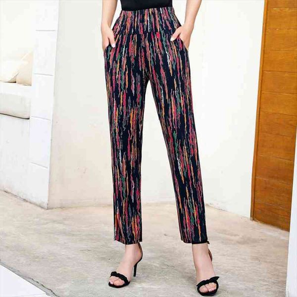 vintage striped summer high waist women pants casual ankle length korean elastic straight trousers, Black;white
vintage striped summer high waist women pants casual ankle length korean elastic straight trousers, Black;white