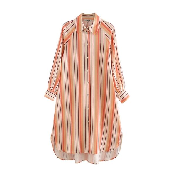 summer women striped loose dress long sleeve turn-down collar casual shirts es female elegant street vestidos 210513, Black;gray
summer women striped loose dress long sleeve turn-down collar casual shirts es female elegant street vestidos 210513, Black;gray