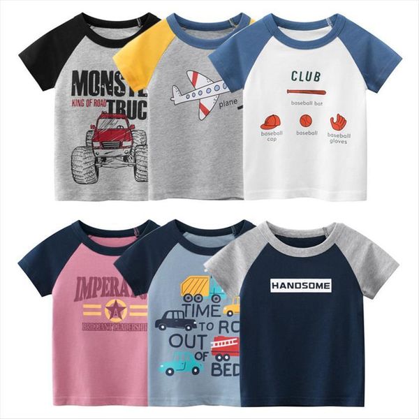 summer t shirt cartoon tractor baby kids boys girls children cotton short sleeves clothing plane print tee toddler outfit, Blue
summer t shirt cartoon tractor baby kids boys girls children cotton short sleeves clothing plane print tee toddler outfit, Blue