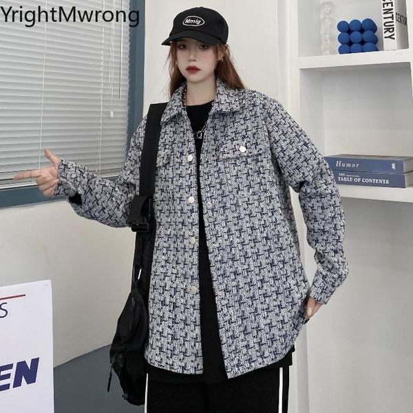 women's jackets fall streetwear fashion woman man kpop button up oversized loose jacket korean vintage coat windbreaker chaqueta plus s, Black;brown
women's jackets fall streetwear fashion woman man kpop button up oversized loose jacket korean vintage coat windbreaker chaqueta plus s, Black;brown