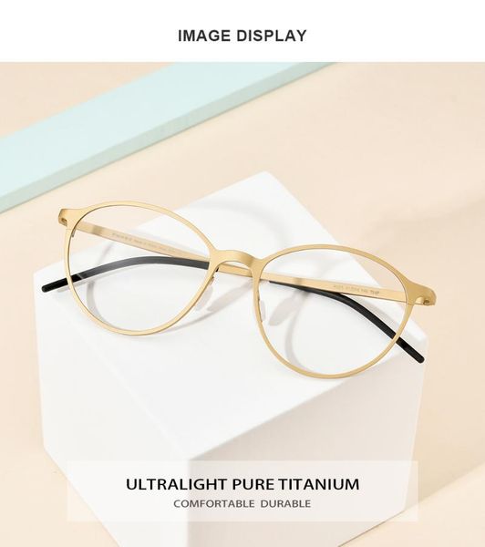 fashion sunglasses frames pure titanium glasses frame retro full rim round eyewear clear lens prescription myopia readers eyeglasses, Black
fashion sunglasses frames pure titanium glasses frame retro full rim round eyewear clear lens prescription myopia readers eyeglasses, Black