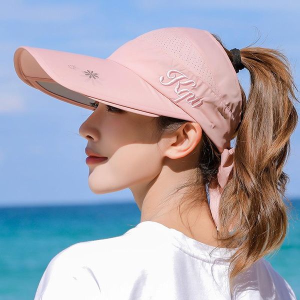 summer sun hat visor caps female scalable brim empty baseball cap outdoors uv protection beach hats for women wide, Blue;gray
summer sun hat visor caps female scalable brim empty baseball cap outdoors uv protection beach hats for women wide, Blue;gray