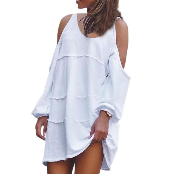 casual dresses women t-shirt dress 2021 off shoulder solid color mini autumn batwing sleeve o-neck streetwear, Black;gray
casual dresses women t-shirt dress 2021 off shoulder solid color mini autumn batwing sleeve o-neck streetwear, Black;gray