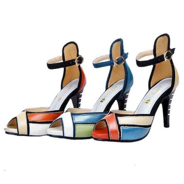 summer sheep splicing fish mouth bag heel sho daily color matching high s one-sided belt thin sandals women
summer sheep splicing fish mouth bag heel sho daily color matching high s one-sided belt thin sandals women