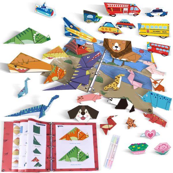 other arts and crafts 152pcs/set diy kids craft toys cartoon animal origami paper square cutting kid art puzzle early learning educational g
other arts and crafts 152pcs/set diy kids craft toys cartoon animal origami paper square cutting kid art puzzle early learning educational g