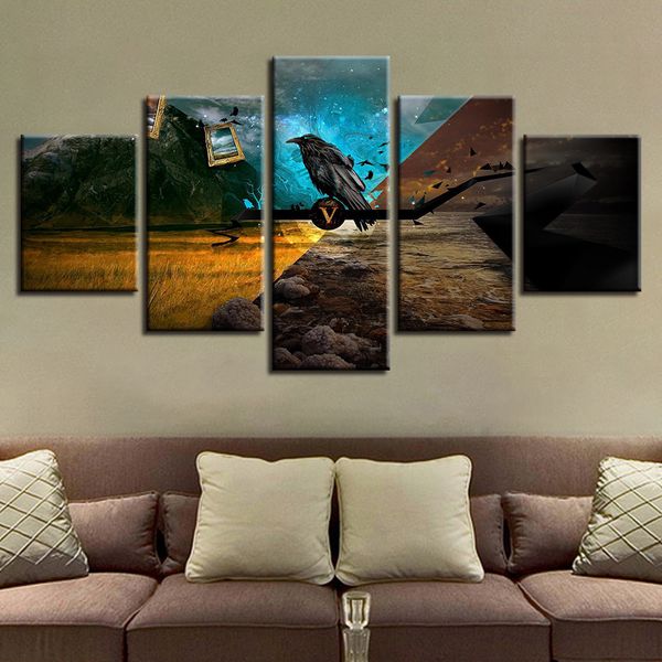 canvas printing 5 pieces abstract animal crow bird painting kitchen decor restaurant wall art(no frame)
canvas printing 5 pieces abstract animal crow bird painting kitchen decor restaurant wall art(no frame)