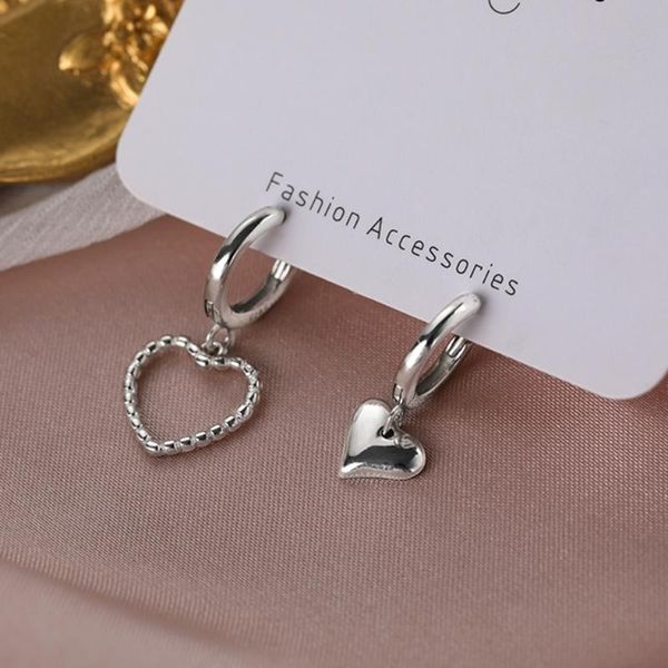 dangle & chandelier women asymmetry simple heart love hoop earrings female fashion cute romantic elegant koren jewelry girls handmade gifts, Silver
dangle & chandelier women asymmetry simple heart love hoop earrings female fashion cute romantic elegant koren jewelry girls handmade gifts, Silver