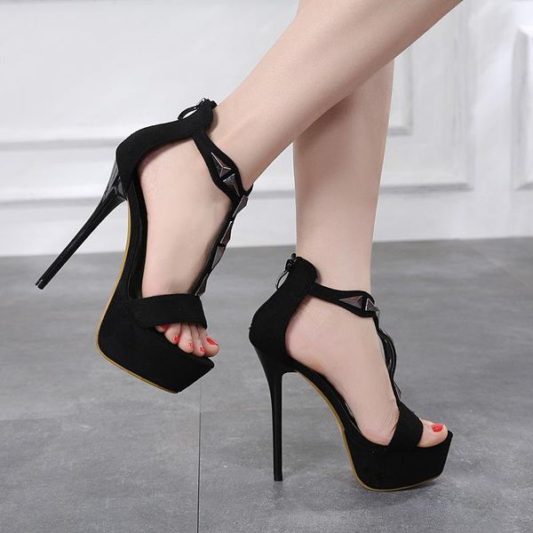 dress shoes 2021 summer european and american fashion high-heeled rivet women's stage wild high heels, Black
dress shoes 2021 summer european and american fashion high-heeled rivet women's stage wild high heels, Black