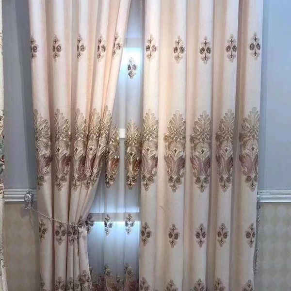 european style chenille patch embroidered curtains blackout for living room bedroom curtain & drapes
european style chenille patch embroidered curtains blackout for living room bedroom curtain & drapes