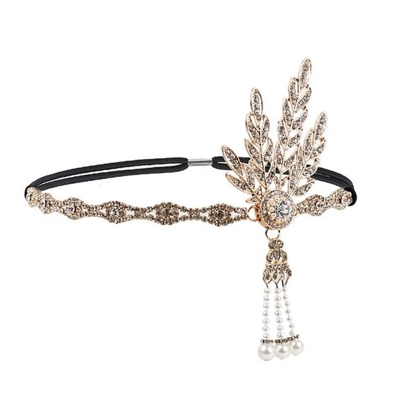 alloy selling 1920s rope set drill with pearl tassel ball bridal headdress hair accessories, Black;brown
alloy selling 1920s rope set drill with pearl tassel ball bridal headdress hair accessories, Black;brown