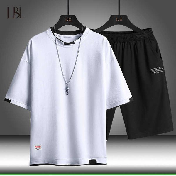 tracksuit men casual summer set t-shirt + beach shorts mens 2pcs suit sportswear male short sleeve t-shirt shorts sets sportsuit 210714, Gray
tracksuit men casual summer set t-shirt + beach shorts mens 2pcs suit sportswear male short sleeve t-shirt shorts sets sportsuit 210714, Gray