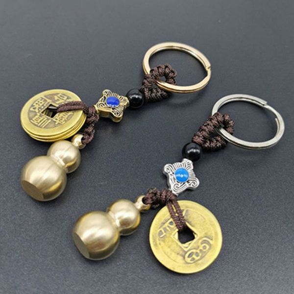 chinese feng shui antique coins keyring good fortune soild gourd keychain wealth success jewelry, Silver
chinese feng shui antique coins keyring good fortune soild gourd keychain wealth success jewelry, Silver