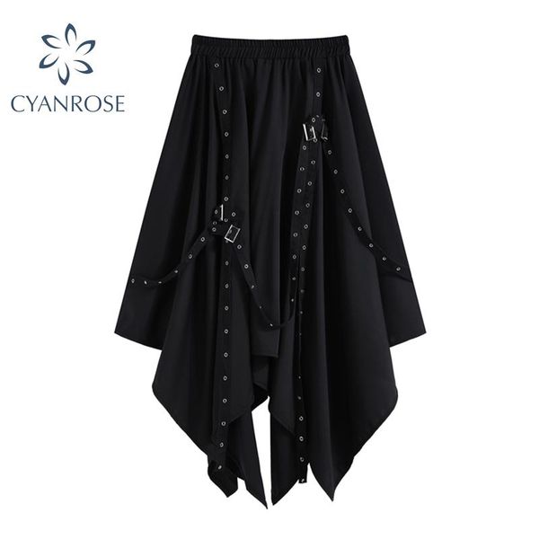 skirts oversized streetwear gothic women 2021 summer high waist irregular black female punk belt patchwork tide clothes
skirts oversized streetwear gothic women 2021 summer high waist irregular black female punk belt patchwork tide clothes