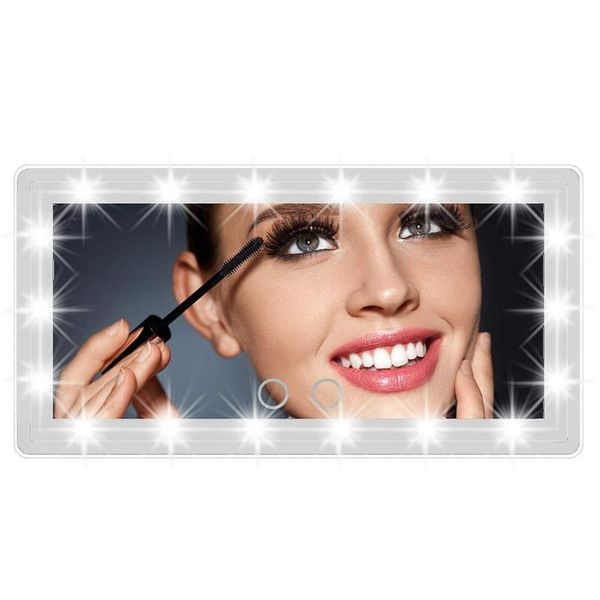 interior decorations car visor makeup mirror adjustable brightness touch screen design auto tool excellent gift for women 
interior decorations car visor makeup mirror adjustable brightness touch screen design auto tool excellent gift for women