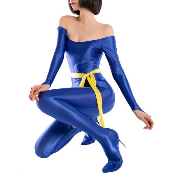 Cosplay Women Slash Neck Oil Shiny Full Bodysuit Smooth Pants Oil Gloosy Sexy Tight Shaping Candy Color Sexy Tight F70
Cosplay Women Slash Neck Oil Shiny Full Bodysuit Smooth Pants Oil Gloosy Sexy Tight Shaping Candy Color Sexy Tight F70