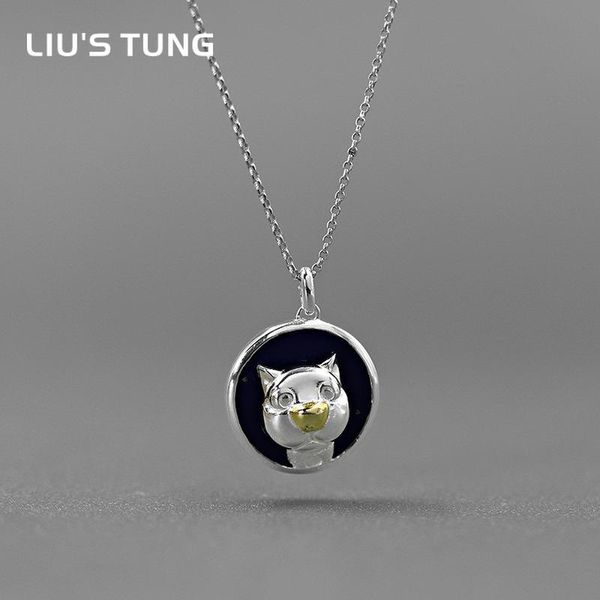 chains liu's tung cat's self-portrait sterling silver cat pendant for women necklace
chains liu's tung cat's self-portrait sterling silver cat pendant for women necklace
