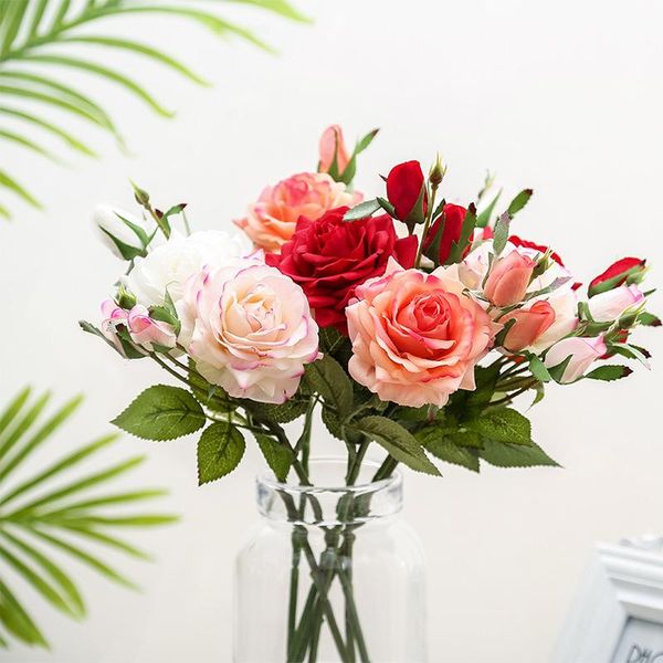 branch artificial rose flower bridal hand-holding wedding decoration 1 2 buds fake diy home decor decorative flowers & wreaths
branch artificial rose flower bridal hand-holding wedding decoration 1 2 buds fake diy home decor decorative flowers & wreaths