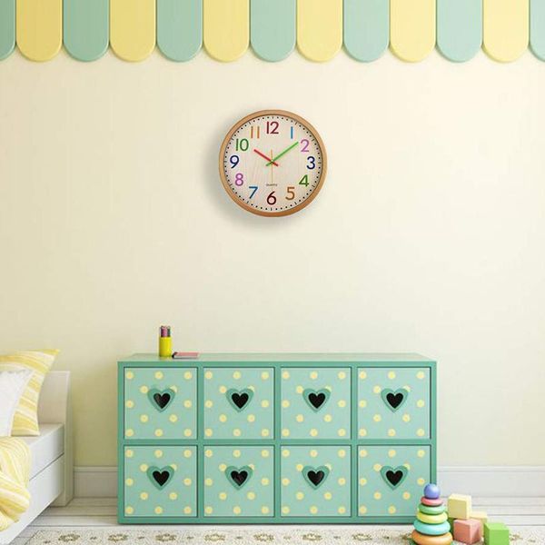silent non ticking kids wall clock, battery operated colorful decorative clock for children nursery room bedroom school classroo clocks
silent non ticking kids wall clock, battery operated colorful decorative clock for children nursery room bedroom school classroo clocks