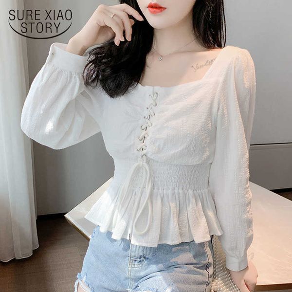 autumn korean style all-match square collar slim short-height short sleeve bubble chiffon blouse women's shirts 10584 210528, White
autumn korean style all-match square collar slim short-height short sleeve bubble chiffon blouse women's shirts 10584 210528, White