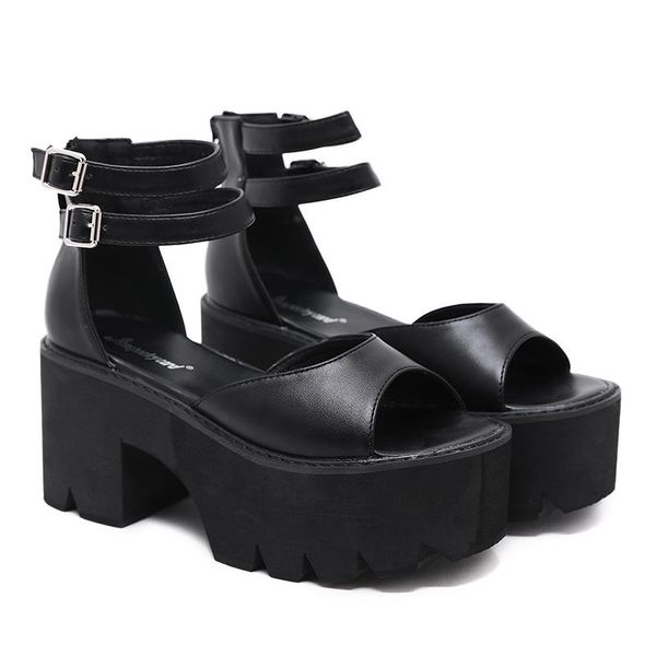 sandals buckle women's fish mouth fashion high heel platform open toes gladiator women wedges shoes, Black
sandals buckle women's fish mouth fashion high heel platform open toes gladiator women wedges shoes, Black