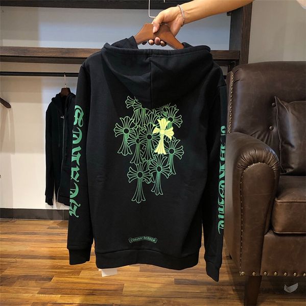brand chrome chao hearts croxin green phantom cross group sanskrit hooded sweater coat, Black
brand chrome chao hearts croxin green phantom cross group sanskrit hooded sweater coat, Black