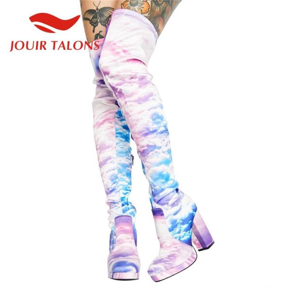 boots jouir talons 2021 fashion women shoes big size over-the-knee style square thick heels mixed-color platform, Black
boots jouir talons 2021 fashion women shoes big size over-the-knee style square thick heels mixed-color platform, Black