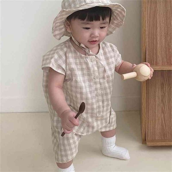 mialncel summer baby clothes korean loose romper solid cotton overalls plaid short sleeve boys outfits 210816, Blue
mialncel summer baby clothes korean loose romper solid cotton overalls plaid short sleeve boys outfits 210816, Blue