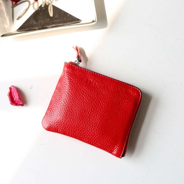 short women's purse zipper thin mini money clip layer leather bag student korean fashion handbag, Black
short women's purse zipper thin mini money clip layer leather bag student korean fashion handbag, Black
