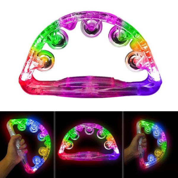 party decoration led flashing tambourine light neon birthday supplies luminous handbell lights toys
party decoration led flashing tambourine light neon birthday supplies luminous handbell lights toys