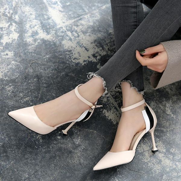 sandals women's shoes summer 2021 5cm/7cm/8.5cm high-heeled for women with stiletto cat-heel single shoe large size, Black
sandals women's shoes summer 2021 5cm/7cm/8.5cm high-heeled for women with stiletto cat-heel single shoe large size, Black