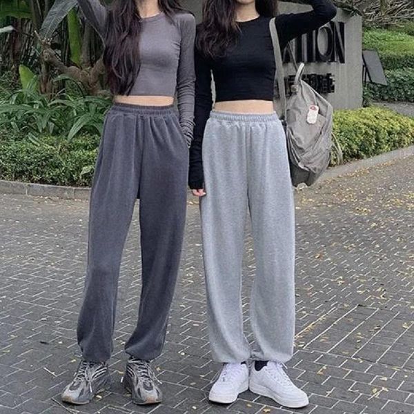 women's pants & capris houzhou harajuku joggers sports women korean fashion gray jogging sweatpants baggy oversize loose straight trous, Black;white
women's pants & capris houzhou harajuku joggers sports women korean fashion gray jogging sweatpants baggy oversize loose straight trous, Black;white