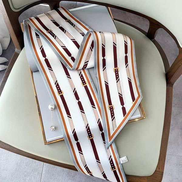 uu3 style cravat spring and autumn korean fashion foreign style sunscreen scarves and scarves silk scarfsilk scarf women's narrow ties, Black;gray
uu3 style cravat spring and autumn korean fashion foreign style sunscreen scarves and scarves silk scarfsilk scarf women's narrow ties, Black;gray