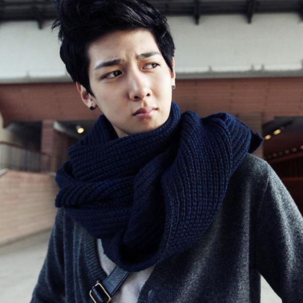 scarves winter women men fashion knit scarf warm shawl couples woolen yarn, Blue;gray
scarves winter women men fashion knit scarf warm shawl couples woolen yarn, Blue;gray