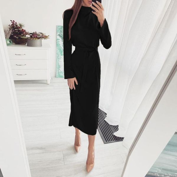 casual dresses #q4 eelgant ladies pencil dress women autumn long sleeve irregular hem maxi with belt office wear for, Black;gray
casual dresses #q4 eelgant ladies pencil dress women autumn long sleeve irregular hem maxi with belt office wear for, Black;gray