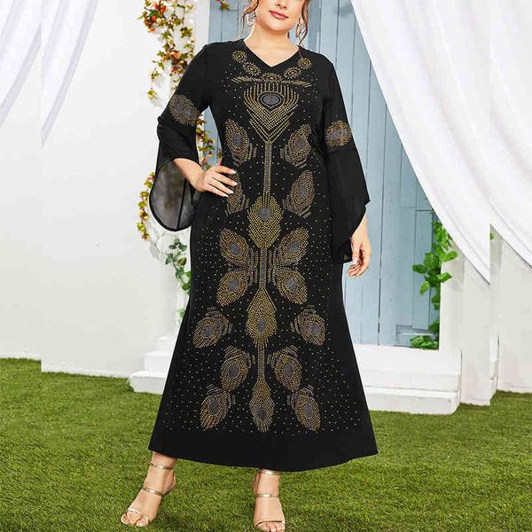 dresses black sleeve traditional fashion boubou african long maix 2021 quality dashiki abaya muslim for women, Black;gray
dresses black sleeve traditional fashion boubou african long maix 2021 quality dashiki abaya muslim for women, Black;gray