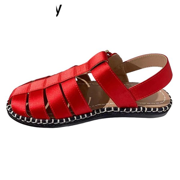 sandals summer satin silk flat women hollow out round toe gladiator shoes ladies leisure comfort sandalias feminina runway kc6t, Black
sandals summer satin silk flat women hollow out round toe gladiator shoes ladies leisure comfort sandalias feminina runway kc6t, Black