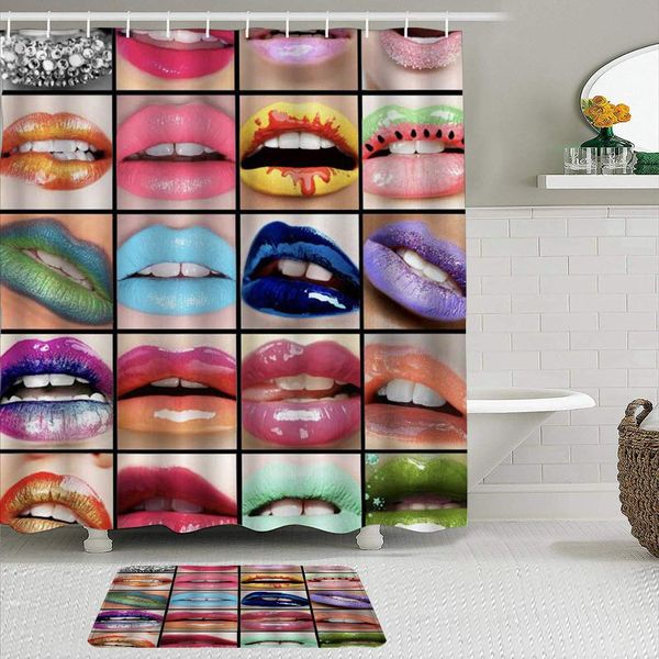 fabric shower curtain and mats set,colorful and luscious women lips design,waterproof bath curtains with 12 hooks,non slip rugs
fabric shower curtain and mats set,colorful and luscious women lips design,waterproof bath curtains with 12 hooks,non slip rugs