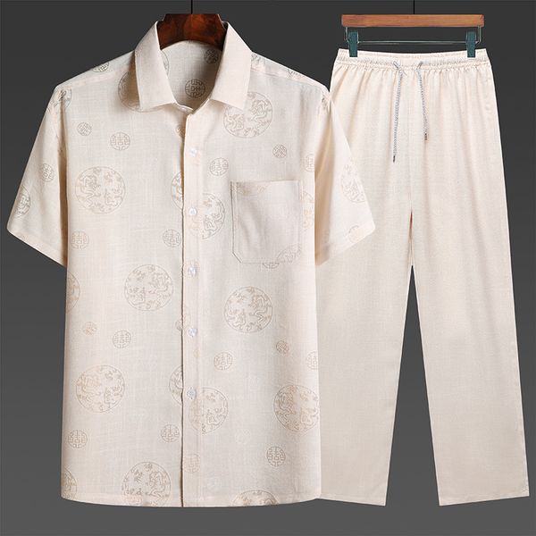 print mens shirt chinese style casual shirts men kung fu uniform turn-down collar short sleeve oversized camisa dragon tang suit 210524, White;black 
print mens shirt chinese style casual shirts men kung fu uniform turn-down collar short sleeve oversized camisa dragon tang suit 210524, White;black